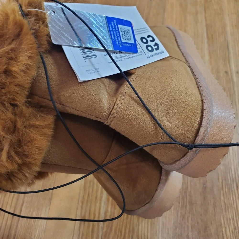 Foco NCAA Florida Gators Boots Womens Sz 6 Faux Fur NEW NWOB (TD1)